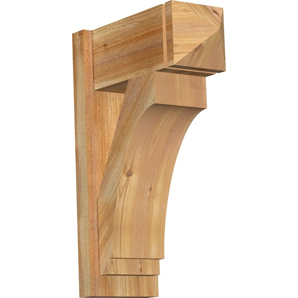 Ekena Millwork Imperial Rough Sawn Arts and Crafts Outlooker, Western Red Cedar, 8"W x 18"D x 26"H OUT08X18X26IMP03RWR - main